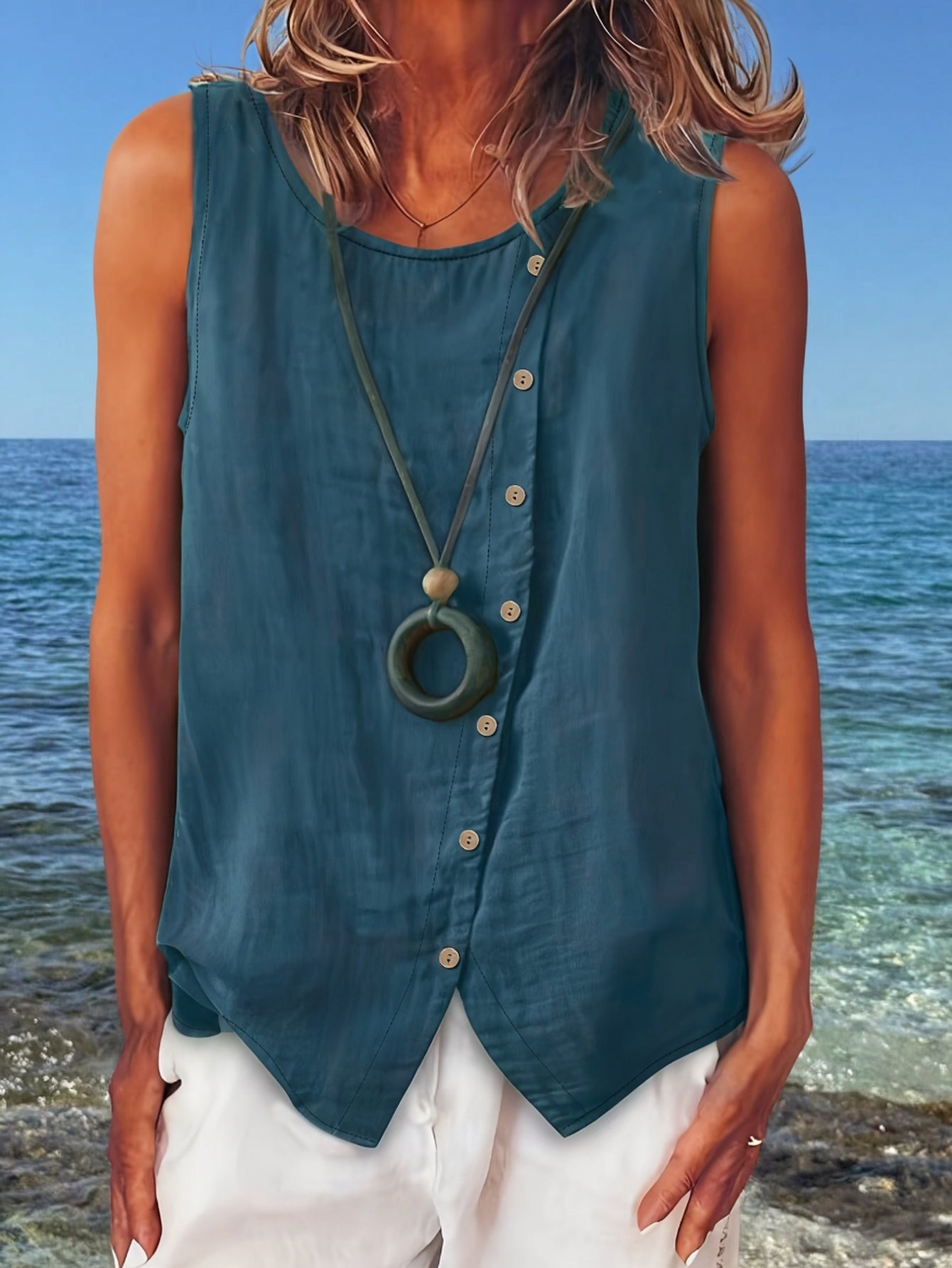 Lone™ | Ærmeløs boheme vest