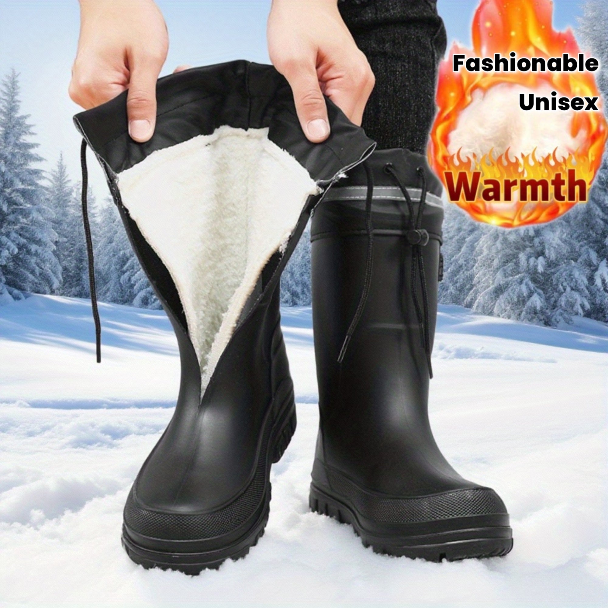 Unisex | Ortopædiske vinter-gummistøvler